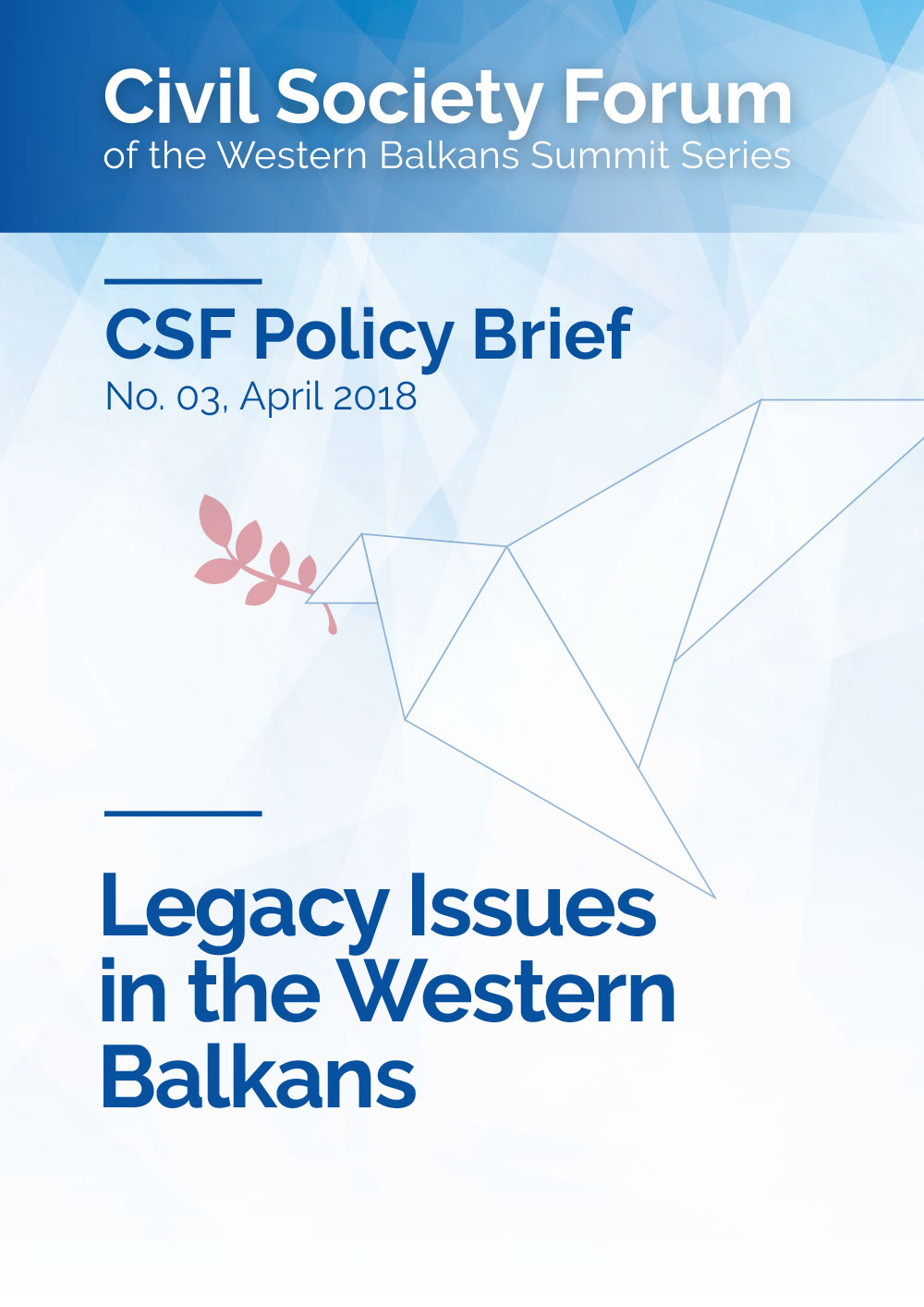 Legacy Issues in the Western Balkans